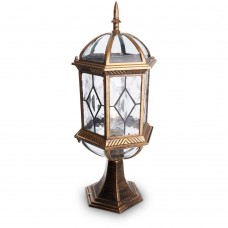 PL171 Светильник садово-парковый Feron, черное золото