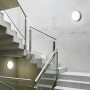 Светильник с акуст.датчиком,с дежурным режимом работы Feron AL3018 в пластиковом корпусе 12W 4000K 220V IP65 белый