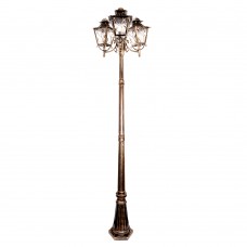 PL638 Светильник садово-парковый Feron, черное золото