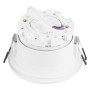 Влагозащищенный светильник встраиваемый, 15W 230V GX53, белый, круг, без лампы, DL513