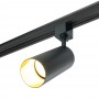 Светильник Feron AL155 трековый однофазный GU10, черный-золото