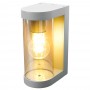 Светильник садово-парковый Feron DH1901, на стену, E27 230V, серый/янтарный