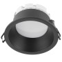 Влагозащищенный светильник встраиваемый, 15W 230V GX53, черный, круг, без лампы, DL513