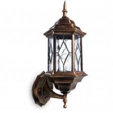 PL121 Светильник садово-парковый Feron,черное золото