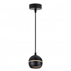 Светильник потолочный Feron HL3568 на подвесе GX53 15W 230V, черный 90*80