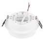 Светильник потолочный встраиваемый, 15W 230V GX53, белый, круг, без лампы, DL514