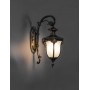 Светильник садово-парковый Feron PL4042 шестигранный на стену вниз 60W 230V E27, черное золото