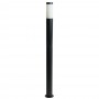 Светильник садово-парковый Feron DH042-1100, Техно столб, 18W E27 230V, черный