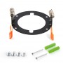 Светильник потолочный Feron HL354 12W, 230V, GX53, черный