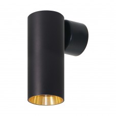 Светильник Feron ML1015 настенно-потолочный под лампу GU10, черный + золото