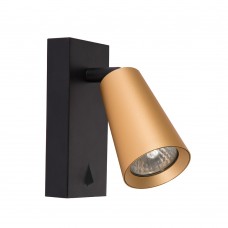 Светильник Feron ML1850 BELL, 35W, 230V, GU10, золото и чёрный