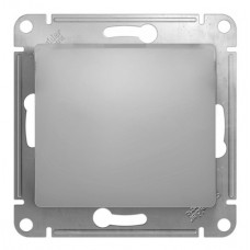 Переключатель 1-клавишный Schneider Electric GLOSSA, алюминий