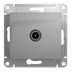 Розетка TV оконечная Schneider Electric GLOSSA, алюминий