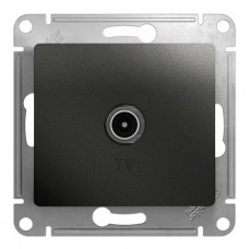Розетка TV одиночная Schneider Electric GLOSSA, антрацит