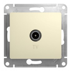 Розетка TV оконечная Schneider Electric GLOSSA, бежевый