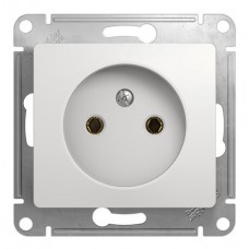 Розетка без заземления Schneider GLOSSA, белый