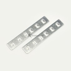 Пластина соединительная для встраиваемой магнитной трековой системы зубчатая GS-MAGin25 в комплекте 2 шт