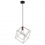 Люстра подвесная 1*60Вт E27 MD.0830-1-P BK+FGD