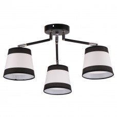 Люстра потолочная 3*60Вт E27 MD.6495-3-S BK+CH IMEX
