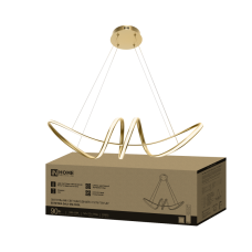 Светильник светодиодный ESTETIKA DALI-SM-90GL 90Вт 230В 3000-6500K 760х210x210мм 1.2м трос ДУ золото IN HOME