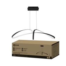 Светильник светодиодный ESTETIKA DALI-FX-90BL 90Вт 230В 3000-6500K 920х245x230мм 1.2м трос ДУ черный IN HOME