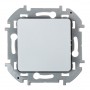 Выключатель 1-клавишный Legrand INSPIRIA, алюминий, 673602