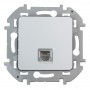 Розетка телефонная RJ11 Legrand INSPIRIA, алюминий, 673822