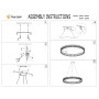 Люстра светодиодная KINK Light Лаура 08244,01
