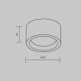 Потолочный светильник текстура Basic Texture GX53х1 MOD461CL-01B