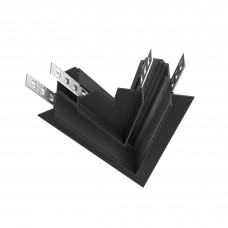 TRA034CLS-42.12B Угол-соединитель 45° Exility встраиваемый под ГКЛ 12,5мм, черный