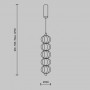 Подвесной светильник Cosmo MOD216PL-L10G3K