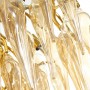 Люстра 4718/5 золотой/янтарный FOSCARA ODEON LIGHT