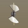 Бра 4651/14WL черный/золотой/прозрачный VENTA ODEON LIGHT