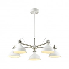 Люстра 3331/5 белый/никель LURDI ODEON LIGHT