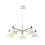Люстра 3331/5 белый/никель LURDI ODEON LIGHT