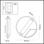Настенный светильник 3905/6WL черный/золотистый BEBETTA ODEON LIGHT