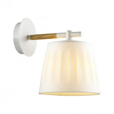 Бра 4111/1W белый/дерево NICOLA ODEON LIGHT