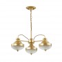 Люстра 4658/3 золотой/матовый KRONA ODEON LIGHT