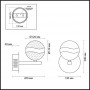 Бра Odeon Light Domus 4192/8WL