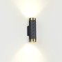 Настенный светильник 4287/2W черный, металл AD ASTRUM ODEON LIGHT