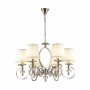 Люстра 4185/6 хром/хрусталь/белый ORSA ODEON LIGHT