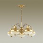 Люстра 4658/5 золотой/матовый KRONA ODEON LIGHT