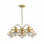 Люстра 4658/5 золотой/матовый KRONA ODEON LIGHT