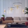 Подвесной светильник 3901/99L черный, золотистый MONICA ODEON LIGHT