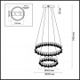 Подвес 4602/60L белый/хрусталь ONIX ODEON LIGHT
