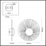 Настенный светильник 3866/10WL золотистый DONDE ODEON LIGHT