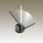 Бра 4651/7WL черный/золотой/прозрачный VENTA ODEON LIGHT