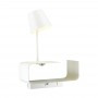 Настенный светильник-полка с подсветкой/USB 4161/6WL белый SVEN ODEON LIGHT