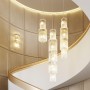 Люстра 4938/9 золото MERKALE ODEON LIGHT