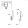 Бра с выключателем 2139/1W хром VELL ODEON LIGHT